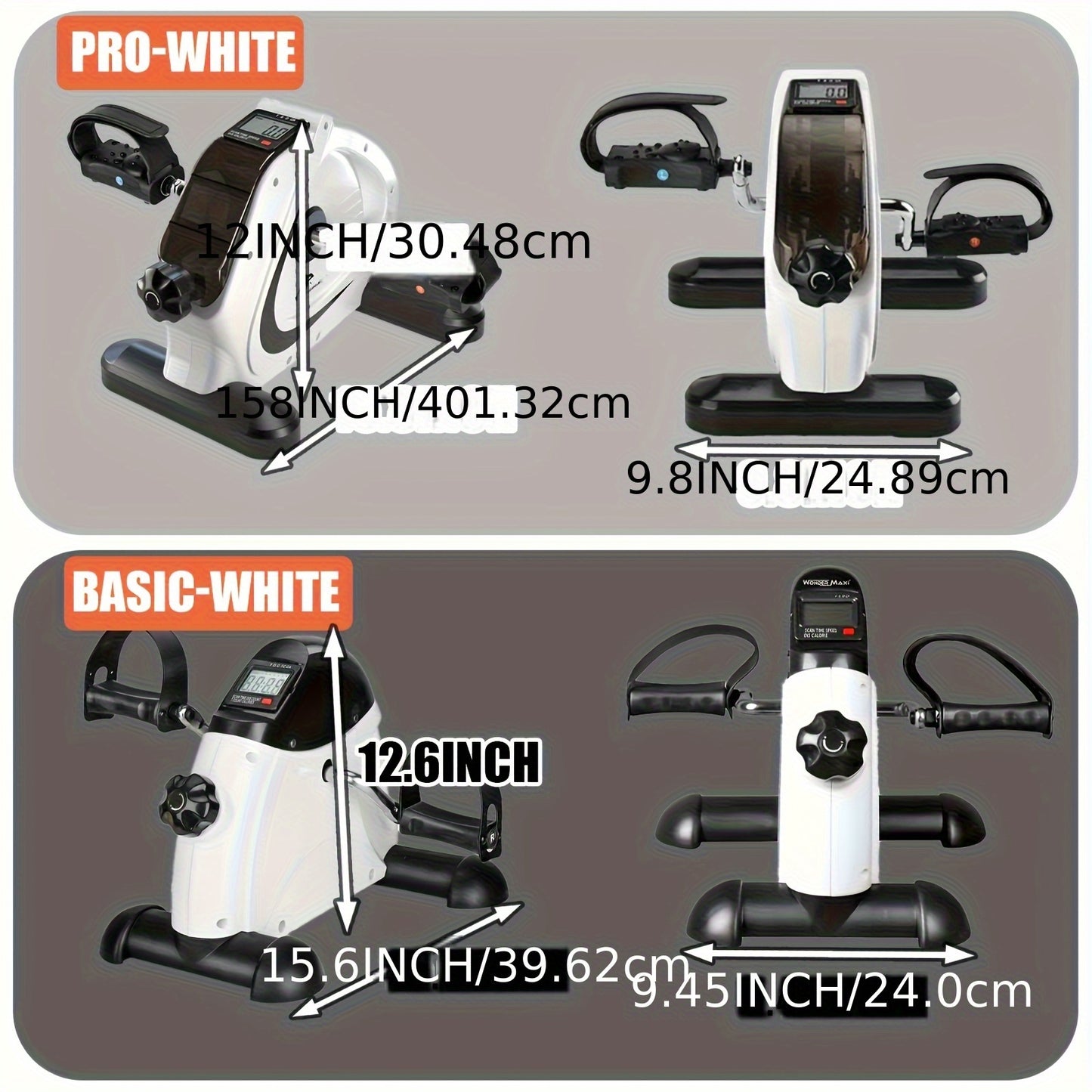 Portable Elliptical Trainer With 8-Level Resistance