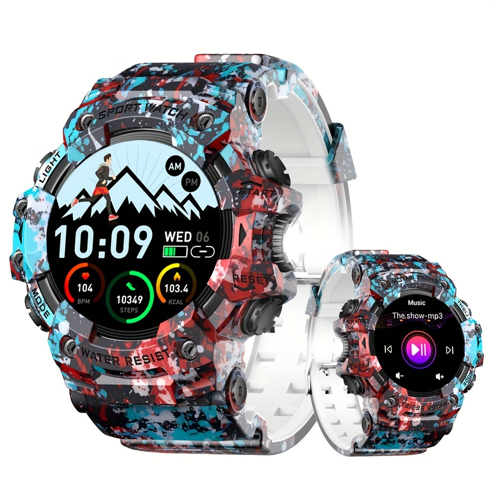 Smartwatch IP68 Waterproof Fitness Tracker Android iOS Compatible