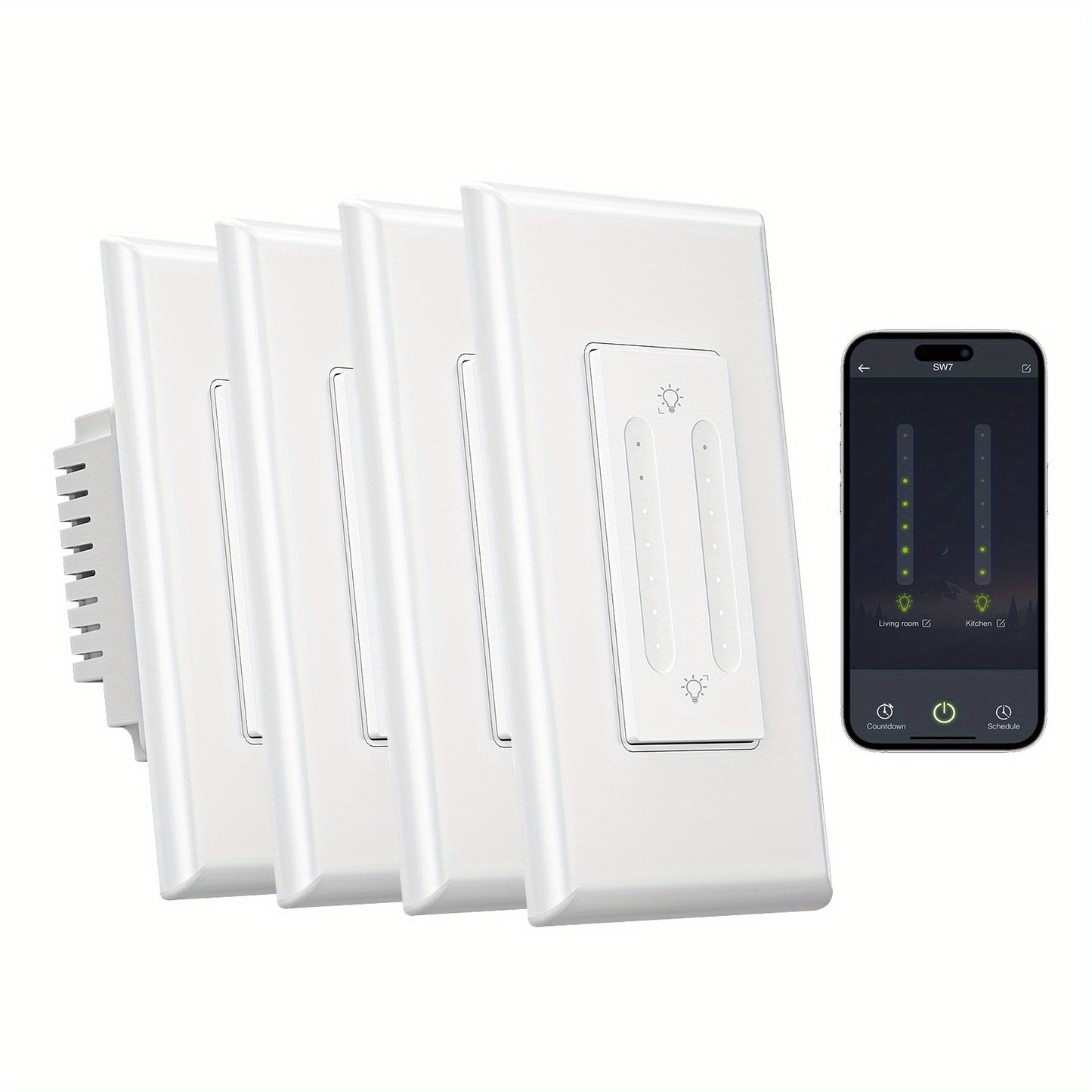 Gosund Smart Dual Dimmer Switch For Alexa And Google Home