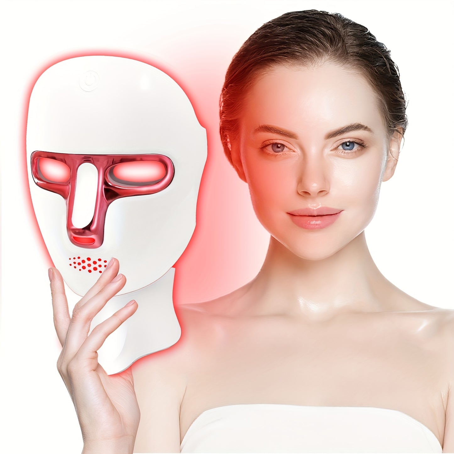 7-color Rechargeable LED Face Mask for Skin Care And Facial Skincare, Perfect for Mother's Day, Thanksgiving, Gifts, Girlfriends, Best Friends, And Mothers