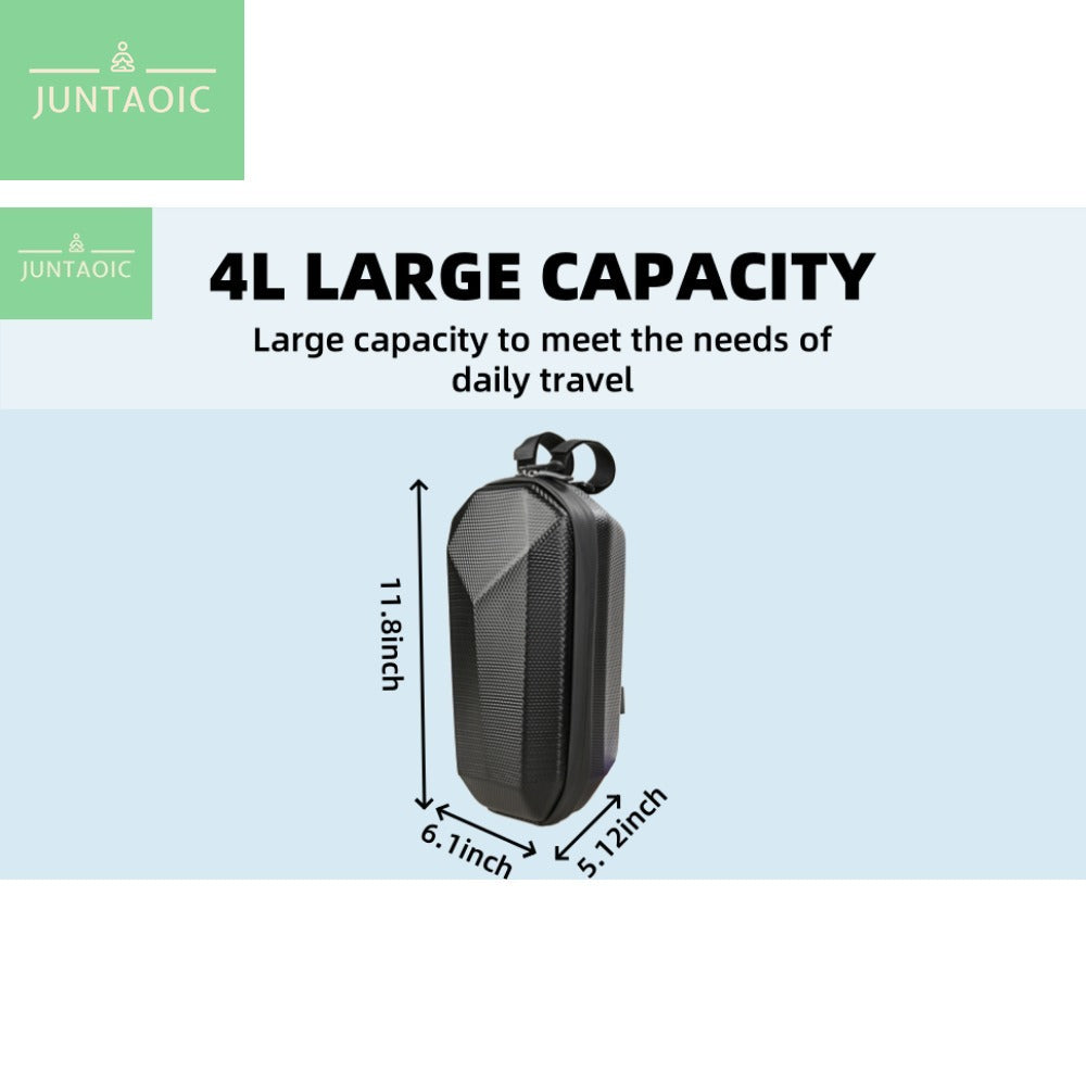 JUNTAOIC Electric Vehicle Handlebar Bag, Large-Capacity Waterproof