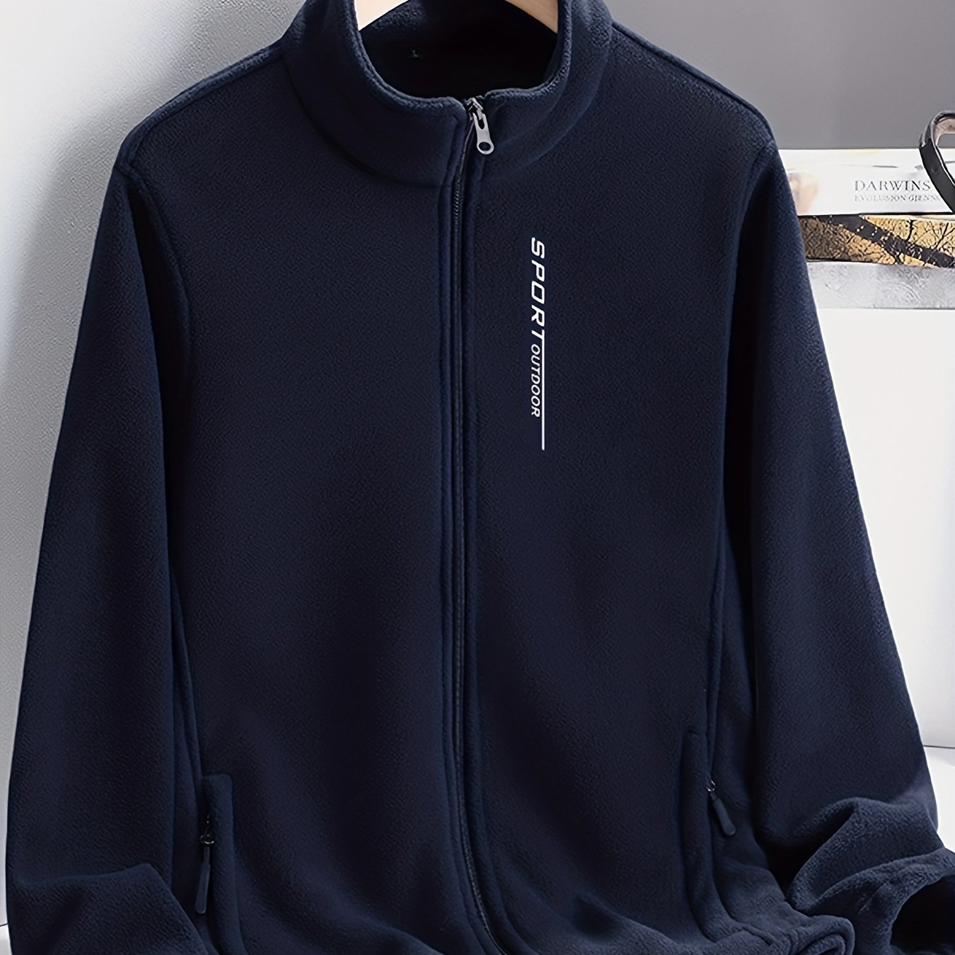 Women's Thick Fleece Stand Collar Jacket For Winter Outerwear