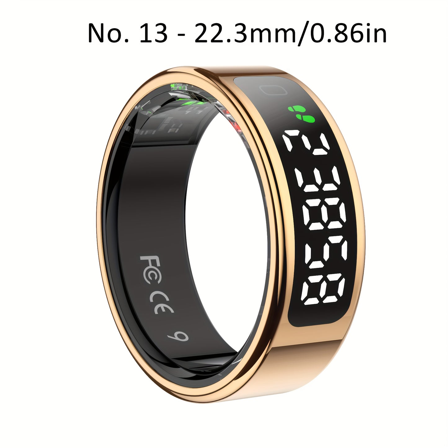 Smart Ring Water-Resistant Fitness Tracker With Sleep Analysis