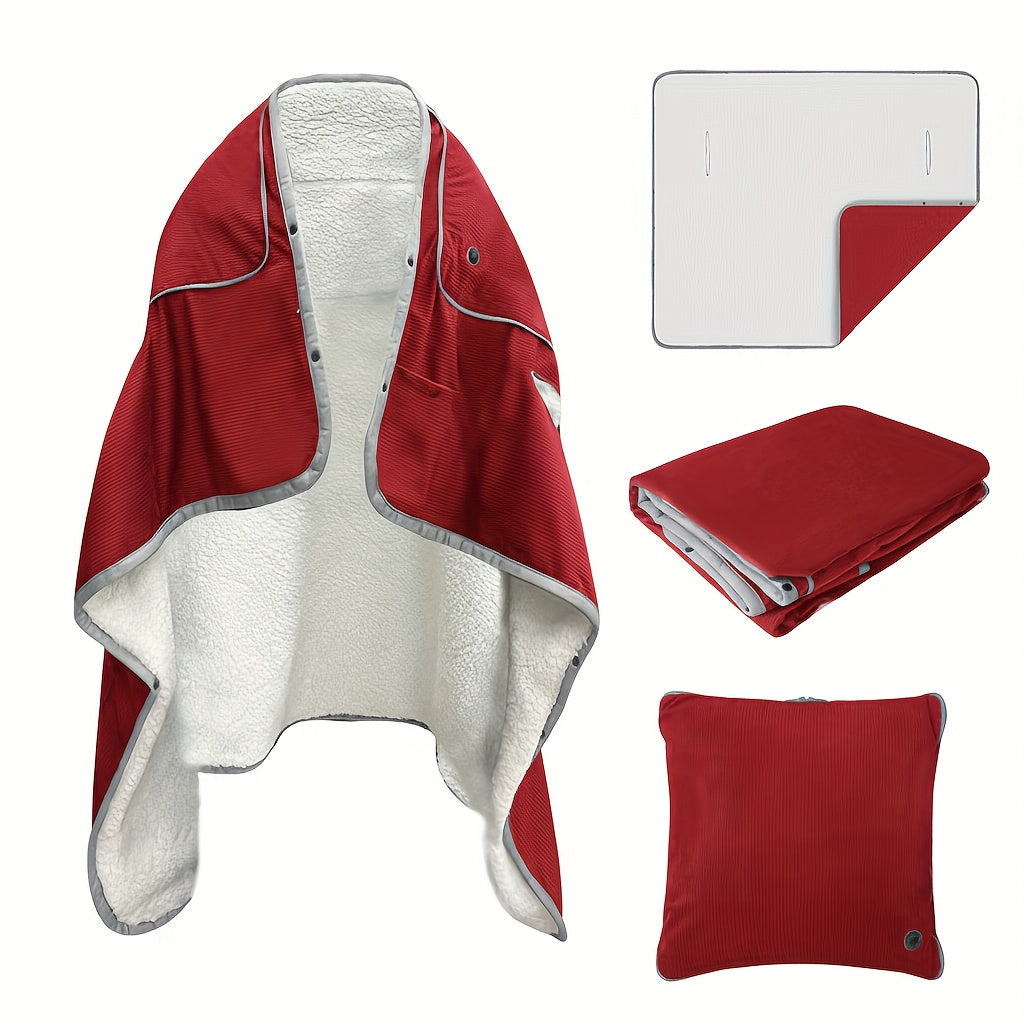 USB Heated Blanket Flannel Comfort For Home Office Travel