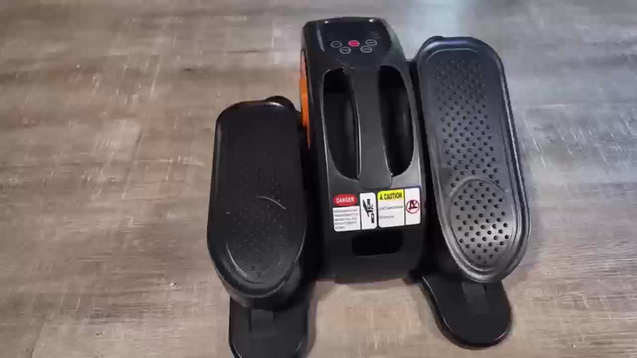 Under Desk Elliptical Machine - Fully Assembled, Quiet Portable Seated Pedal Exerciser with Remote Control & 12 Adjustable Speeds for Effortless Home Workouts
