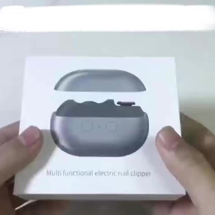 Nail Clipper Smart Electric Built-In Light USB Rechargeable