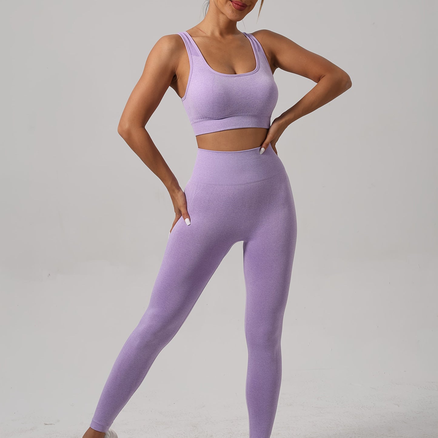 Yoga Sport Leggings Vest Set