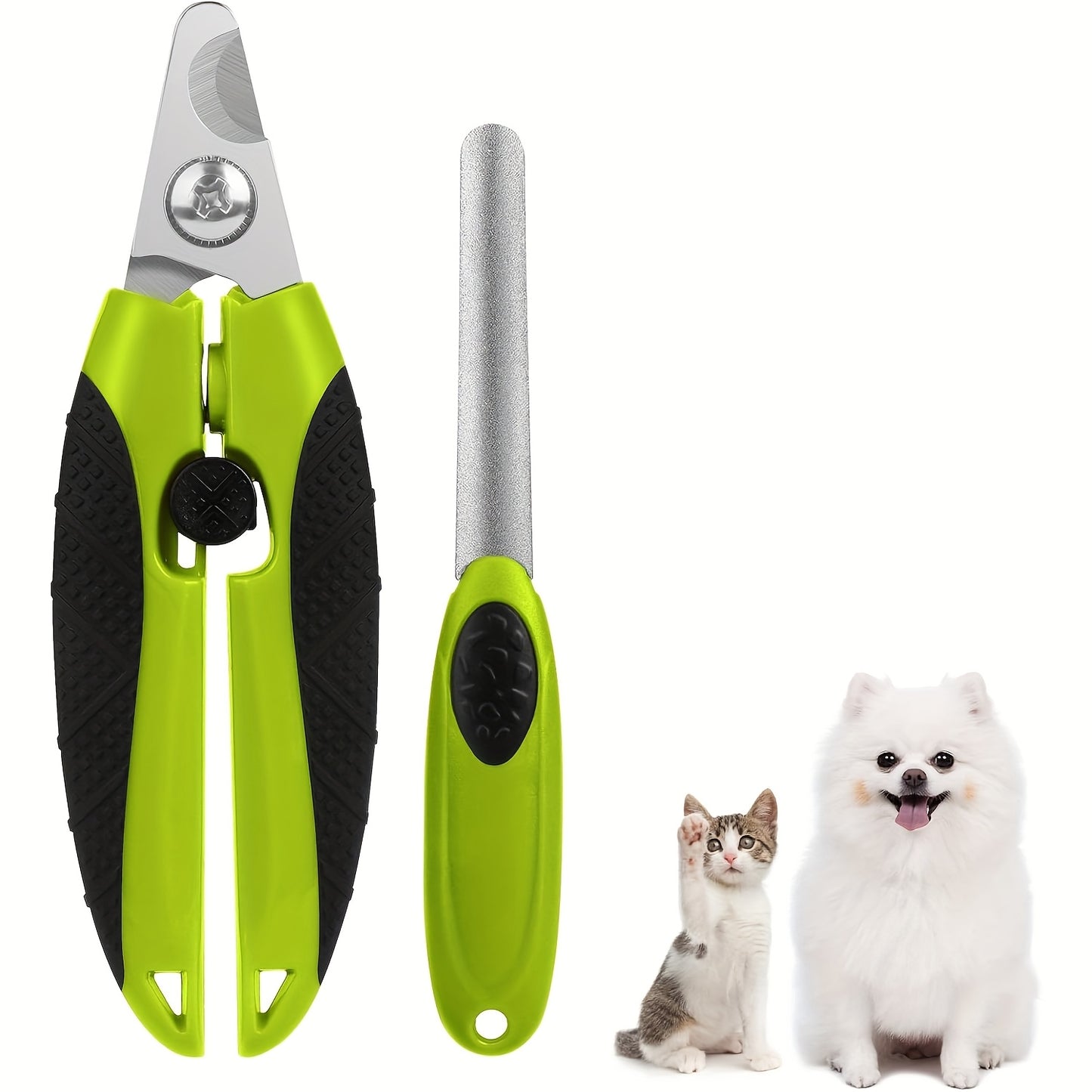 Dog Nail Grinder 2-Speed Rechargeable LED Light for Pets