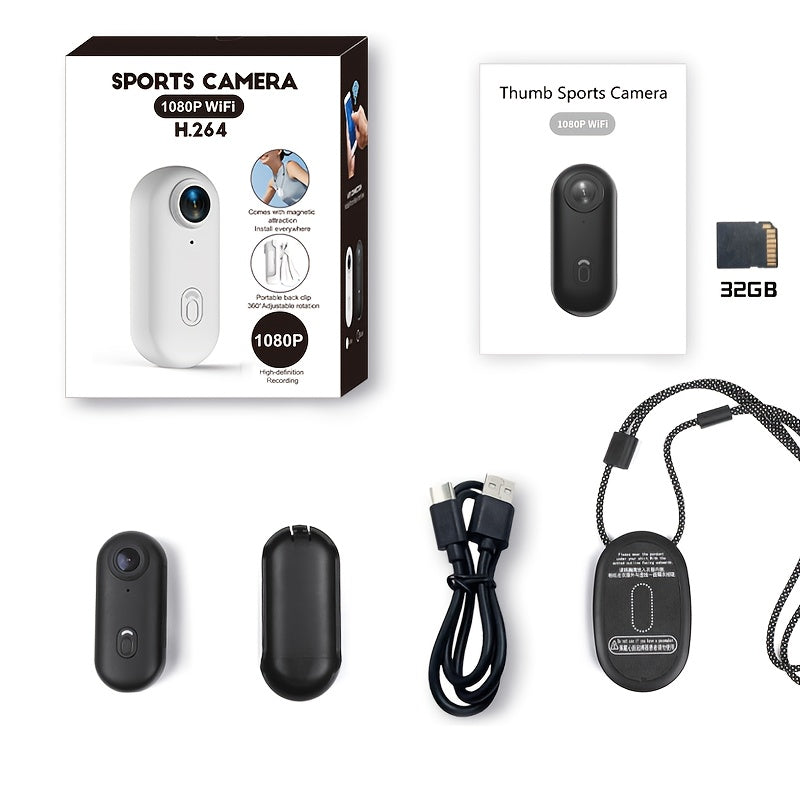 Sports Camera 4K Ultra HD with WiFi and MicroSD Recording