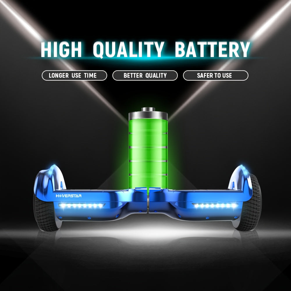 Hoverboard With LED Wheel Design And Rechargeable Battery