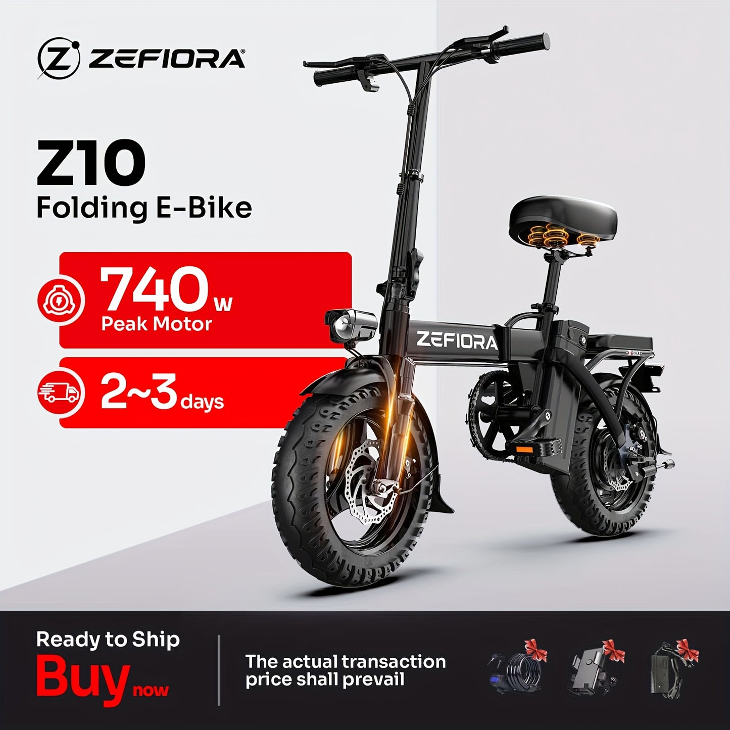 ZEFIORA S10 MAX 740W Peak Electric Scooter, Folding Electric Bicycle for Adults And Teenagers, 14" Tires, 54.6V 8-20Ah Removable Battery, LCD Screen, Puncture-Proof, Front And Rear Lights-Ideal for Commuting And Outings, The