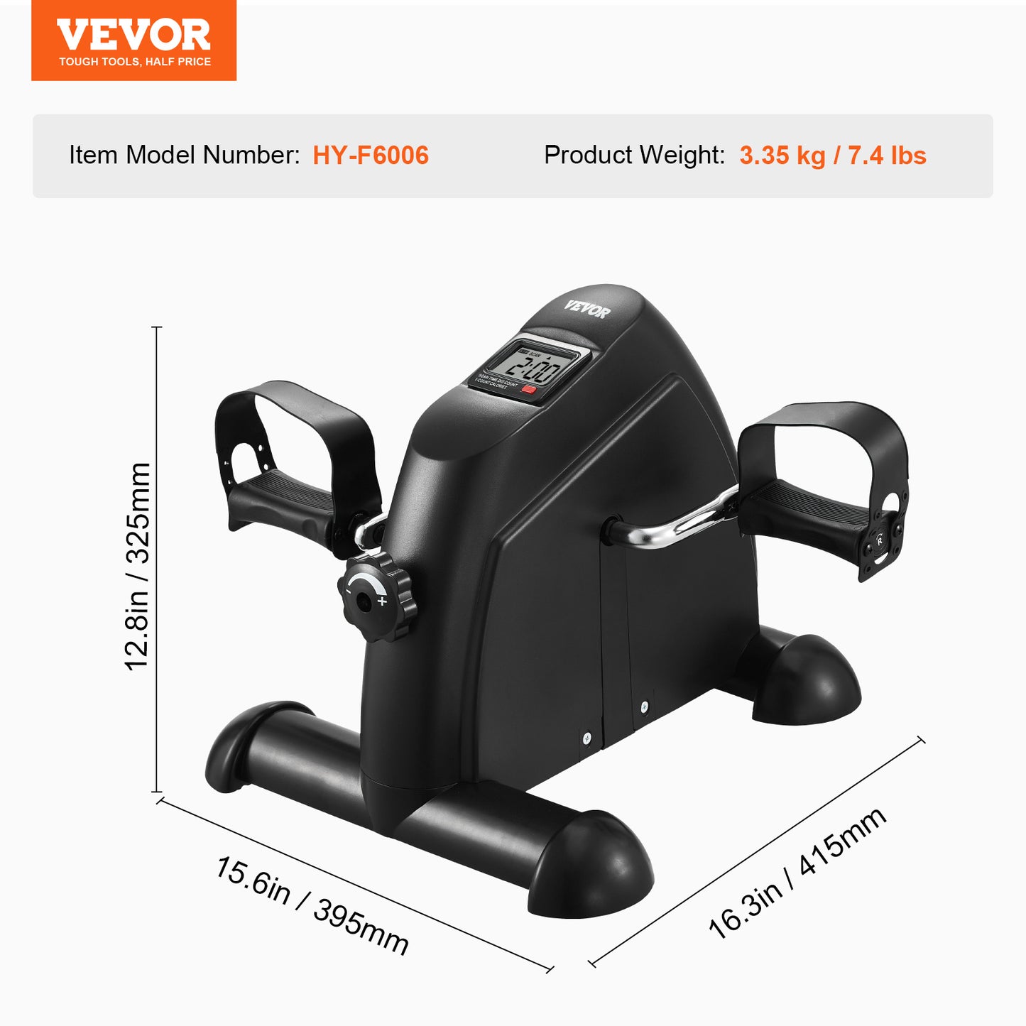 VEVOR Under Desk Bike Portable Compact Pedal Exerciser