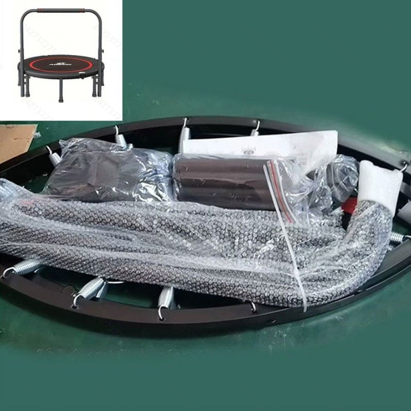 Trampoline With Adjustable Handles Iron Frame Silent Fitness