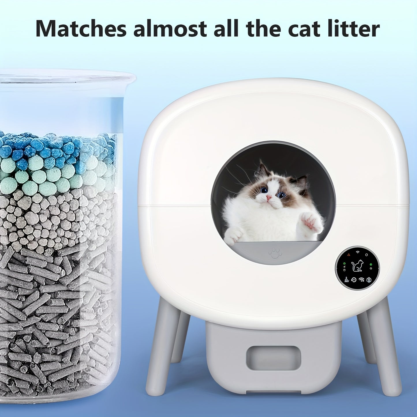 Cat Litter Box App Controlled Self Cleaning System