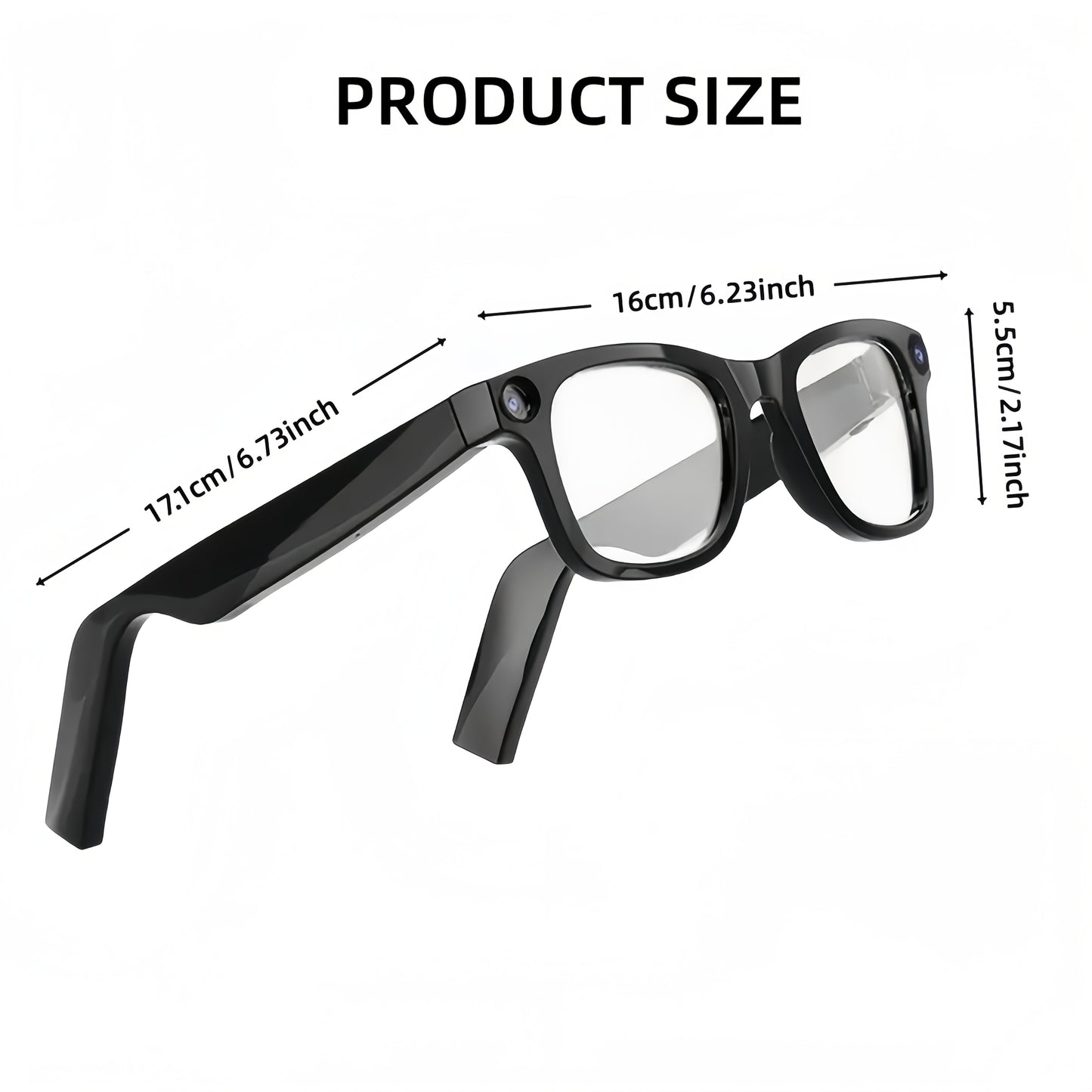MARK FAIRWHALE Smart Glasses AI Touch Control Real-Time Translation