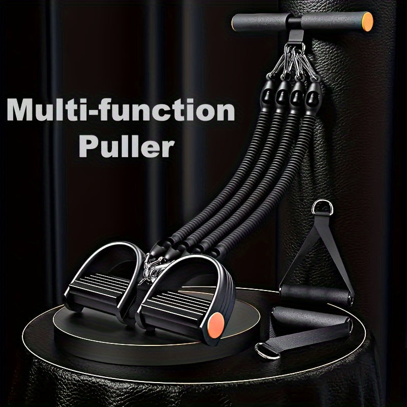 Resistance Rope Adjustable Tension With Pedal And Handle