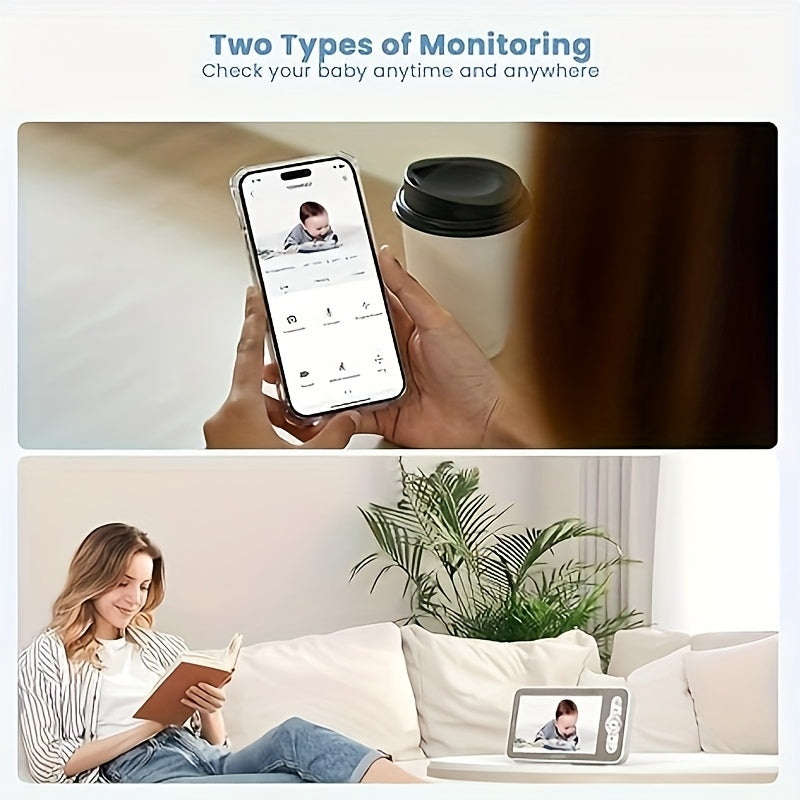 IEGEEK Baby Monitor 2K App Control Indoor LCD Screen