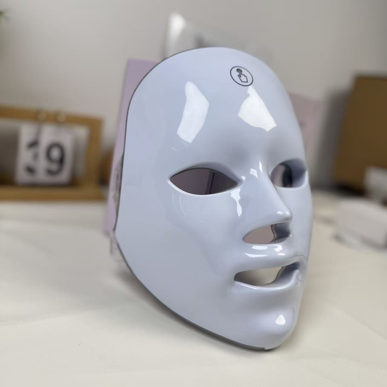 Home USB powered 7 color LED facial beauty instrument facial care tools