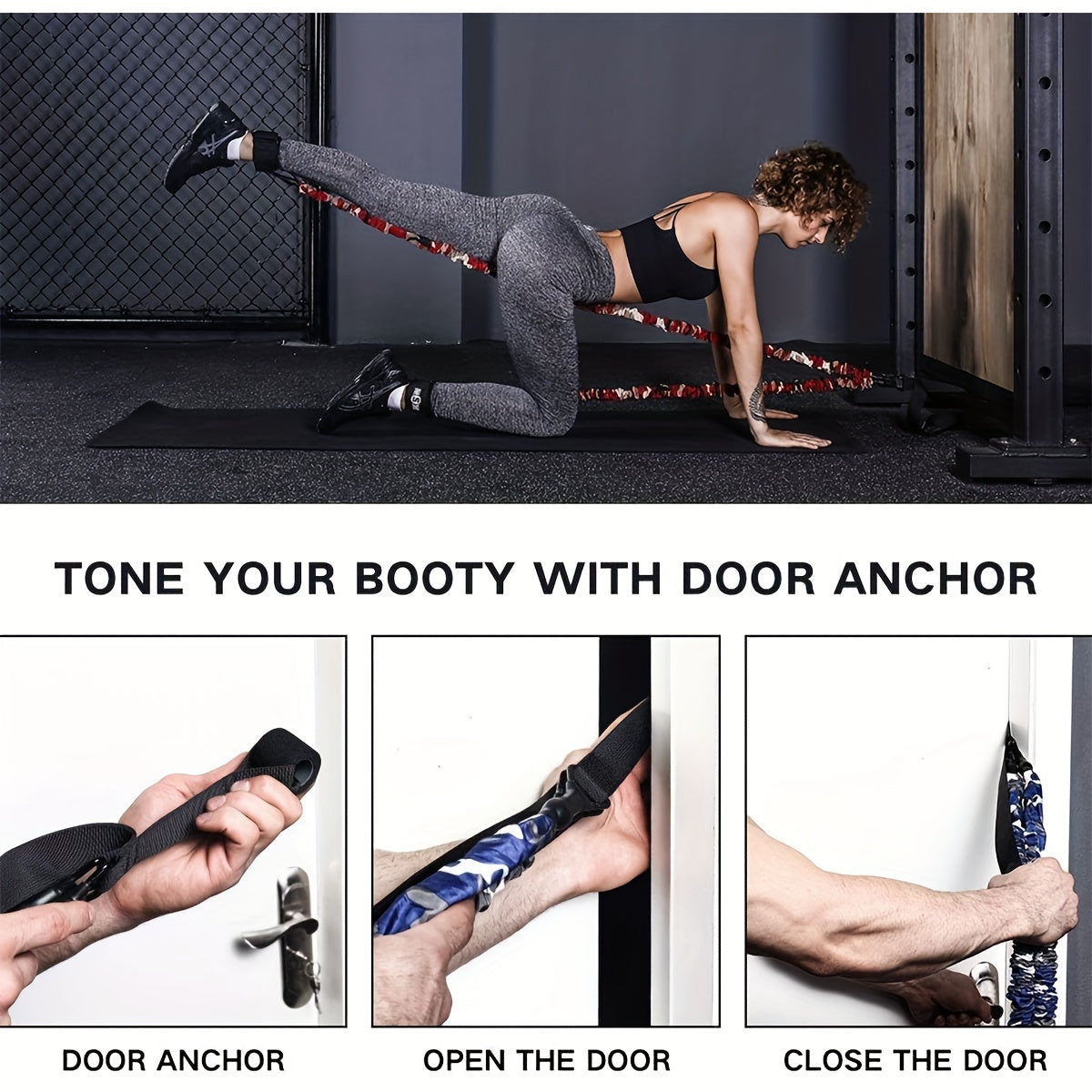 Resistance Band Latex Booty Glute Cord For Home Workout