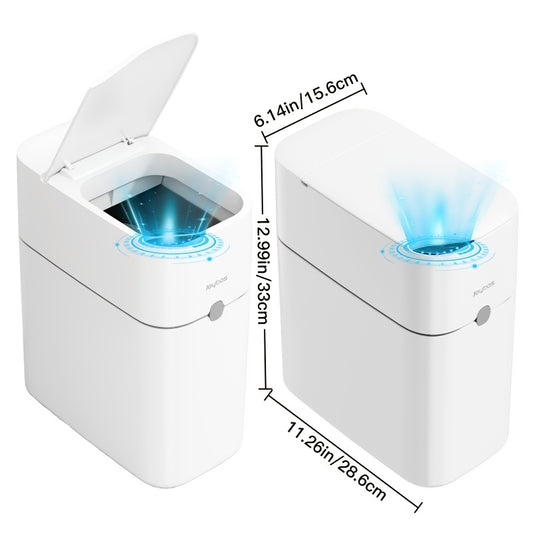 JOYBOS Smart Induction Slim Bathroom Trash Can for Home Office