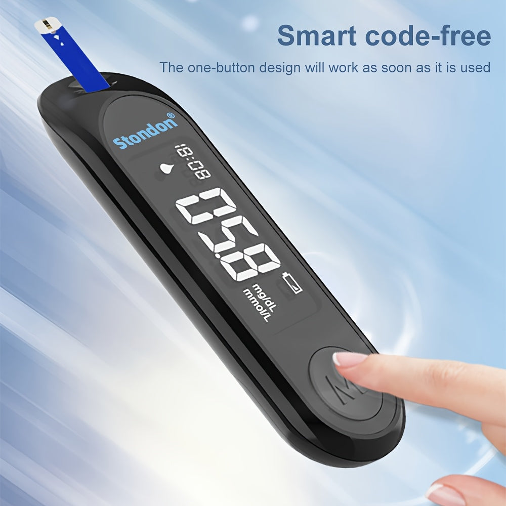 STONDON Blood Glucose Monitoring Kit High Accuracy Test Strips