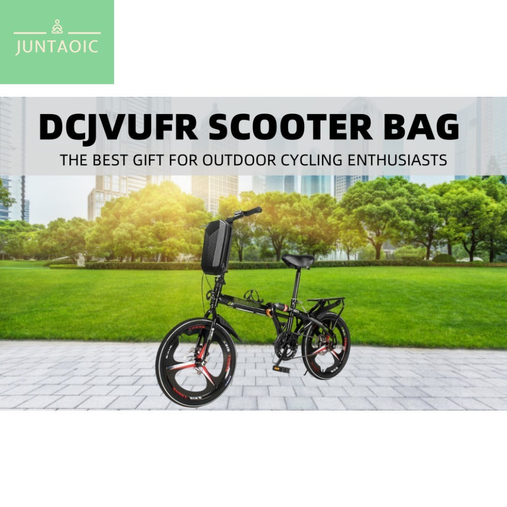 JUNTAOIC Electric Vehicle Handlebar Bag, Large-Capacity Waterproof