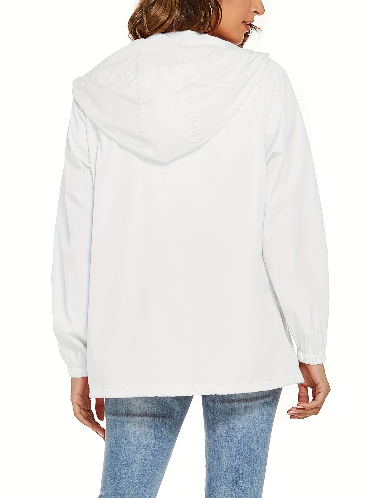 KTILG Raincoat Hooded Lightweight Polyester Outdoor