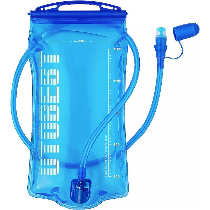 33.81oz/50.72oz/67.63oz/101.44oz BPA-Free Hydration Bladder Backpack - Leak-Proof Ergonomic Design with Measurement Markings & Quick-Connect Tube System, Large Capacity Water Reservoir for Hiking, Running, Cycling, Camping, T