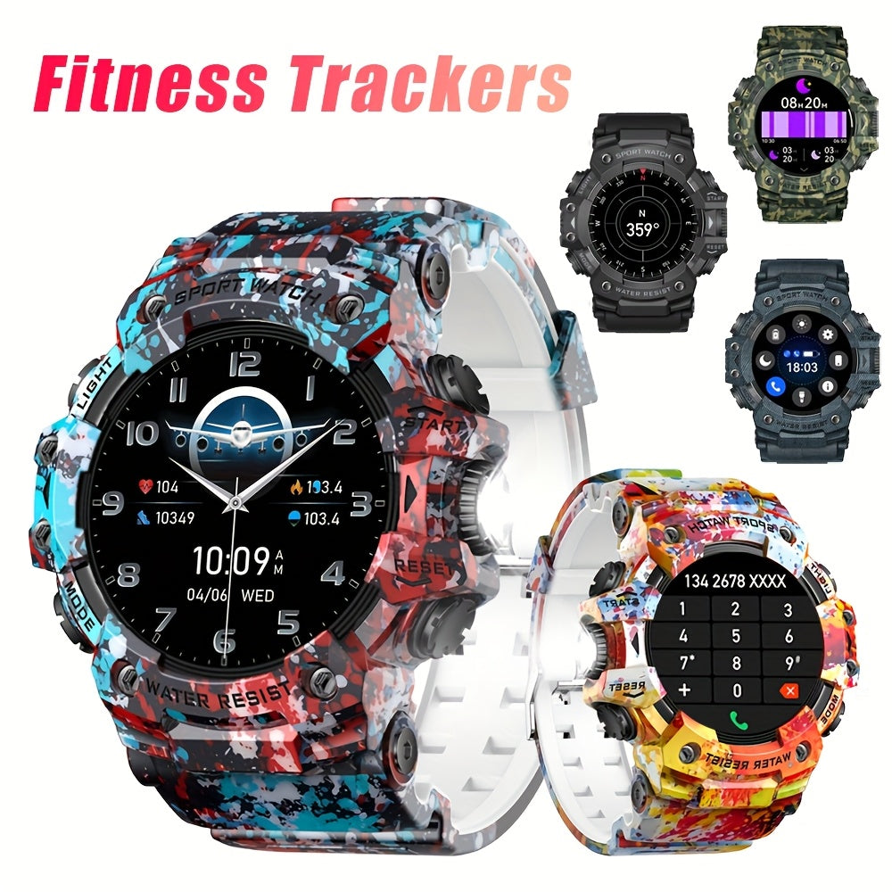 Smartwatch IP68 Waterproof Fitness Tracker Android iOS Compatible