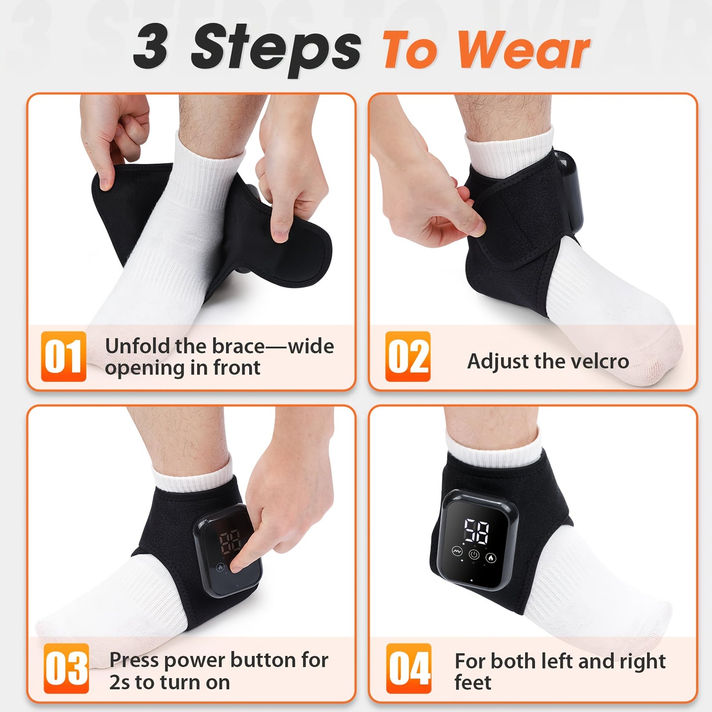 Foot And Leg Massager With Simulated Kneading For Home Use