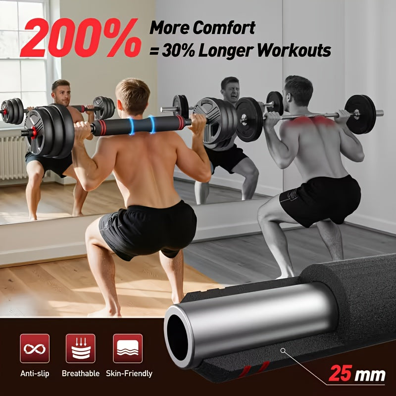 Adjustable Dumbbell Set 20-90lbs 4-in-1 Free Weights for home Gym - Convertible to Kettlebell, Barbell & Push-Up Stand - Heavy Duty Multi-Poundage Training Equipment Suitable for Men & Women, Ideal Christmas & Thanksgiving Gi
