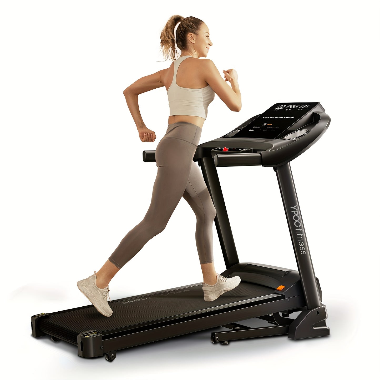 YPOO Treadmill Adjustable Incline Home Gym Cardio Machine