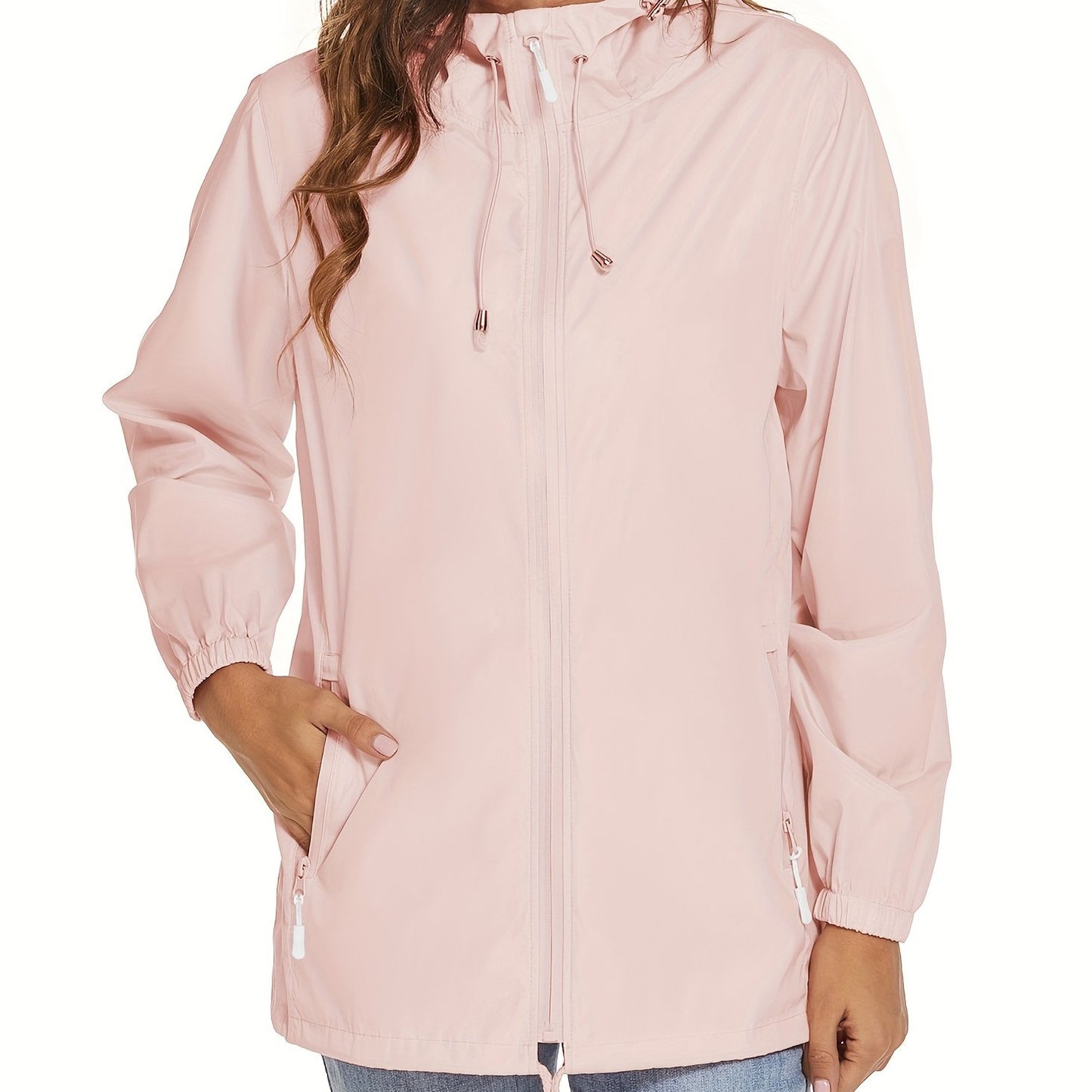 KTILG Raincoat Hooded Lightweight Polyester Outdoor