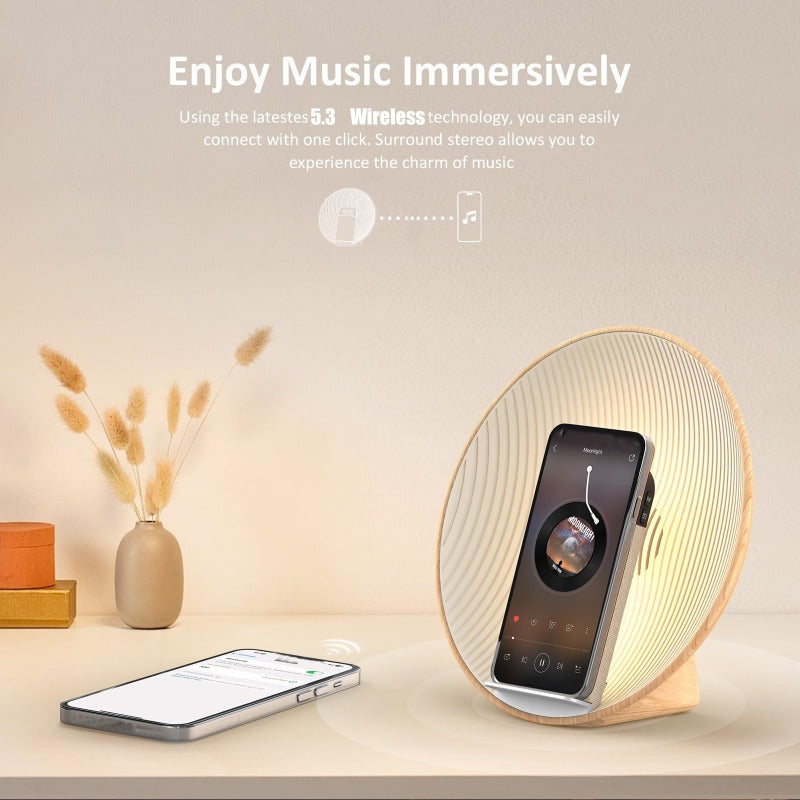 COLSUR Smart Sunrise Alarm Clock With Wireless Charging