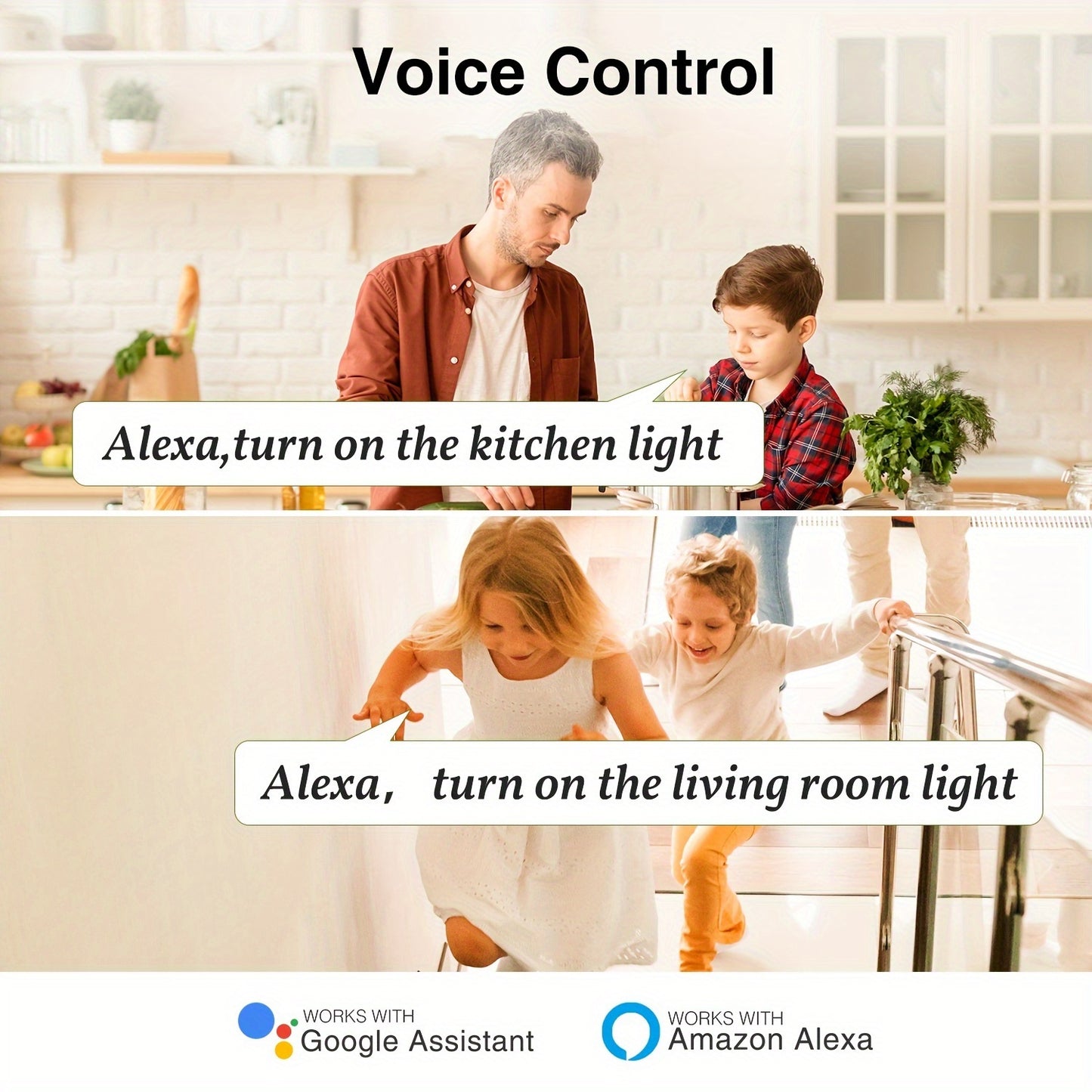 Gosund Smart Switch 3 Way Single Pole WiFi Voice Control