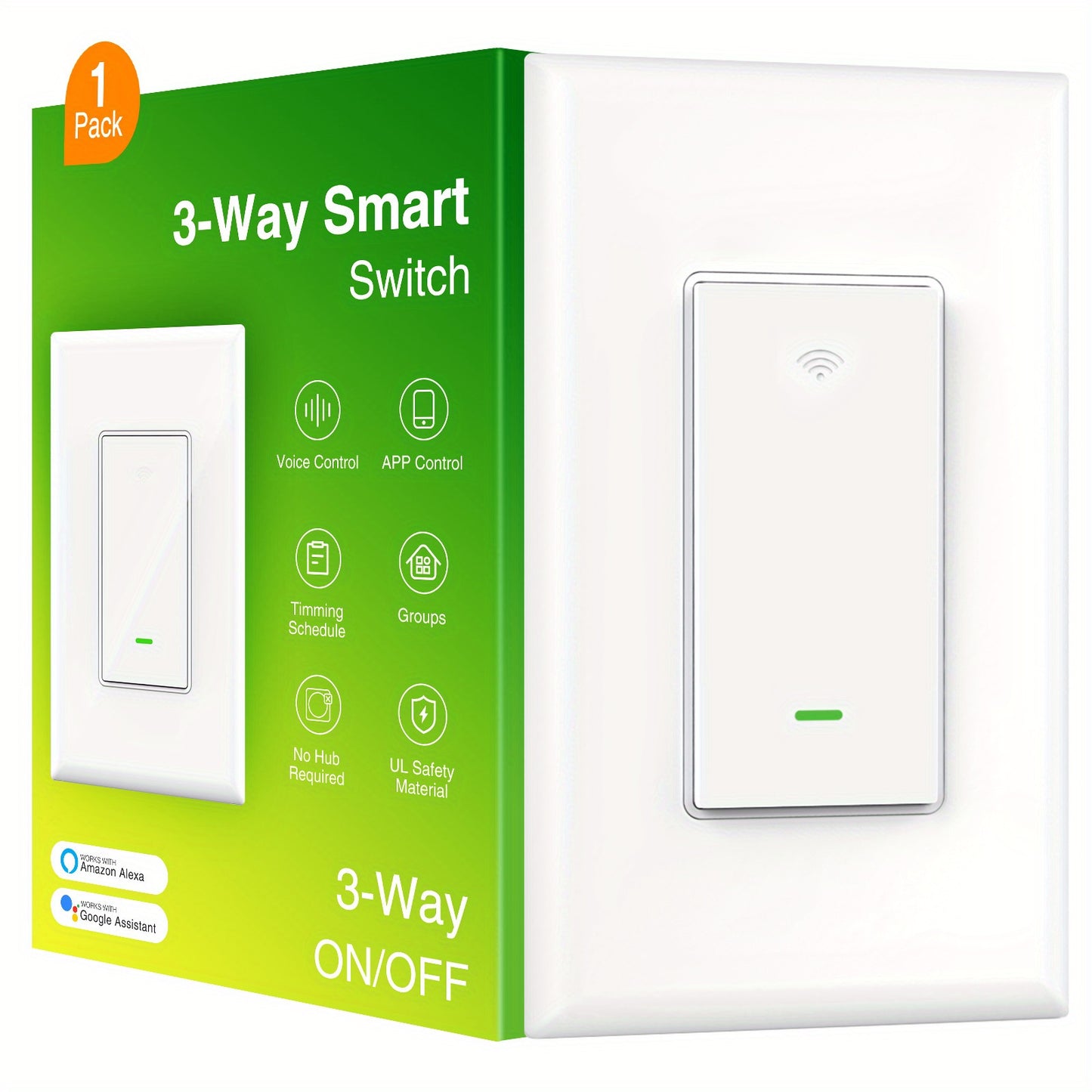 Gosund Smart Switch 3 Way Single Pole WiFi Voice Control