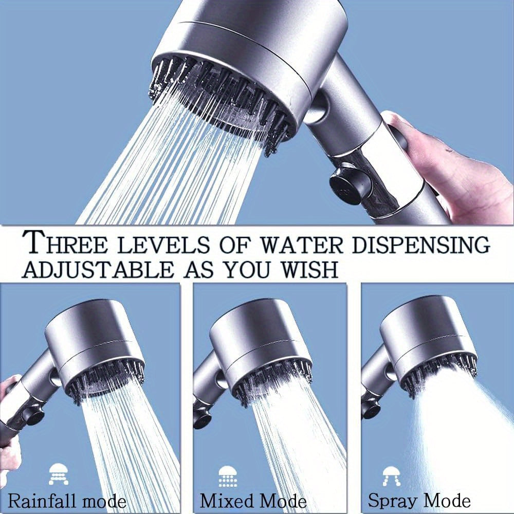 NUAN Shower System Plastic High Pressure Handheld For Home Use