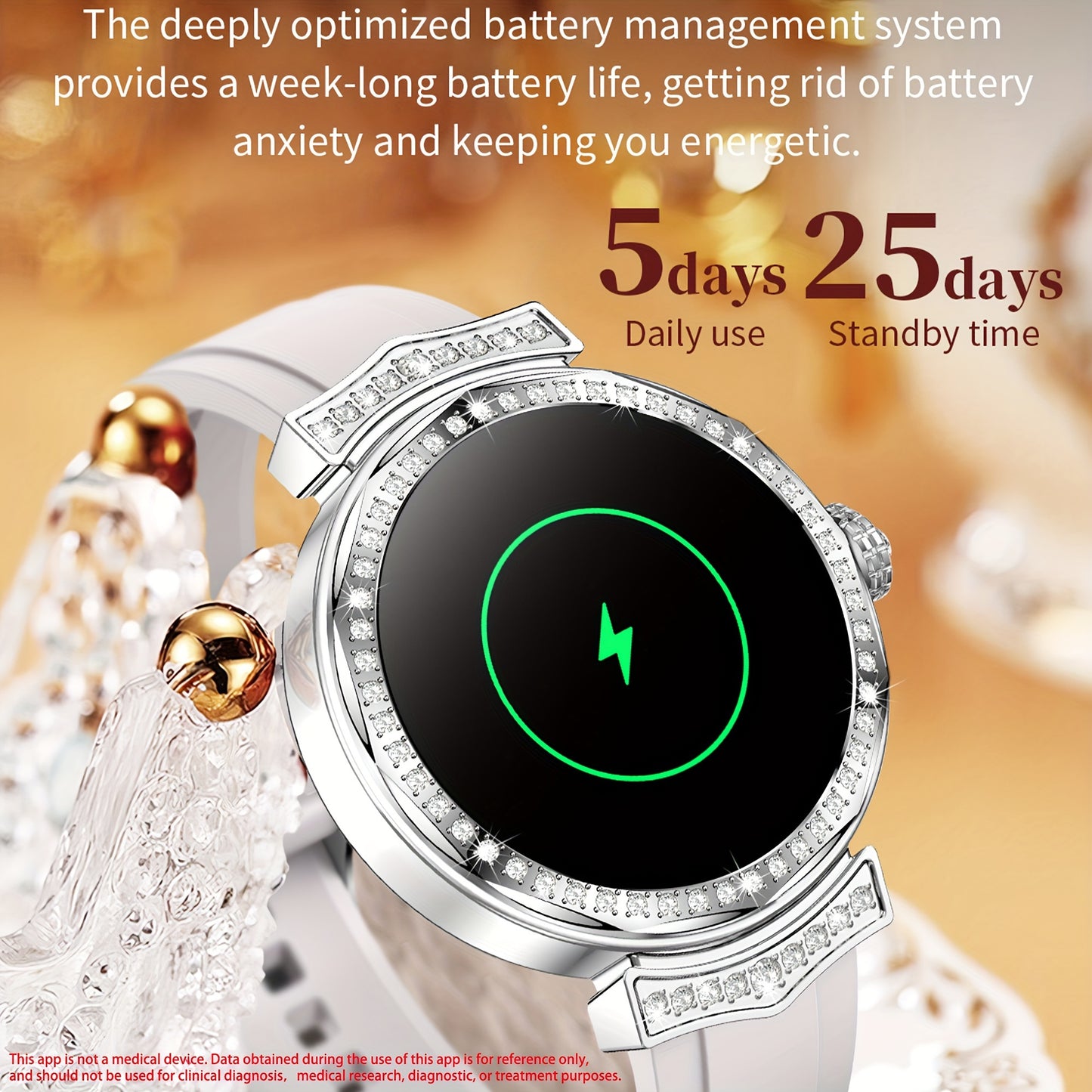 SGDDFIT Smart Watch AMOLED Display For Women With Call Features