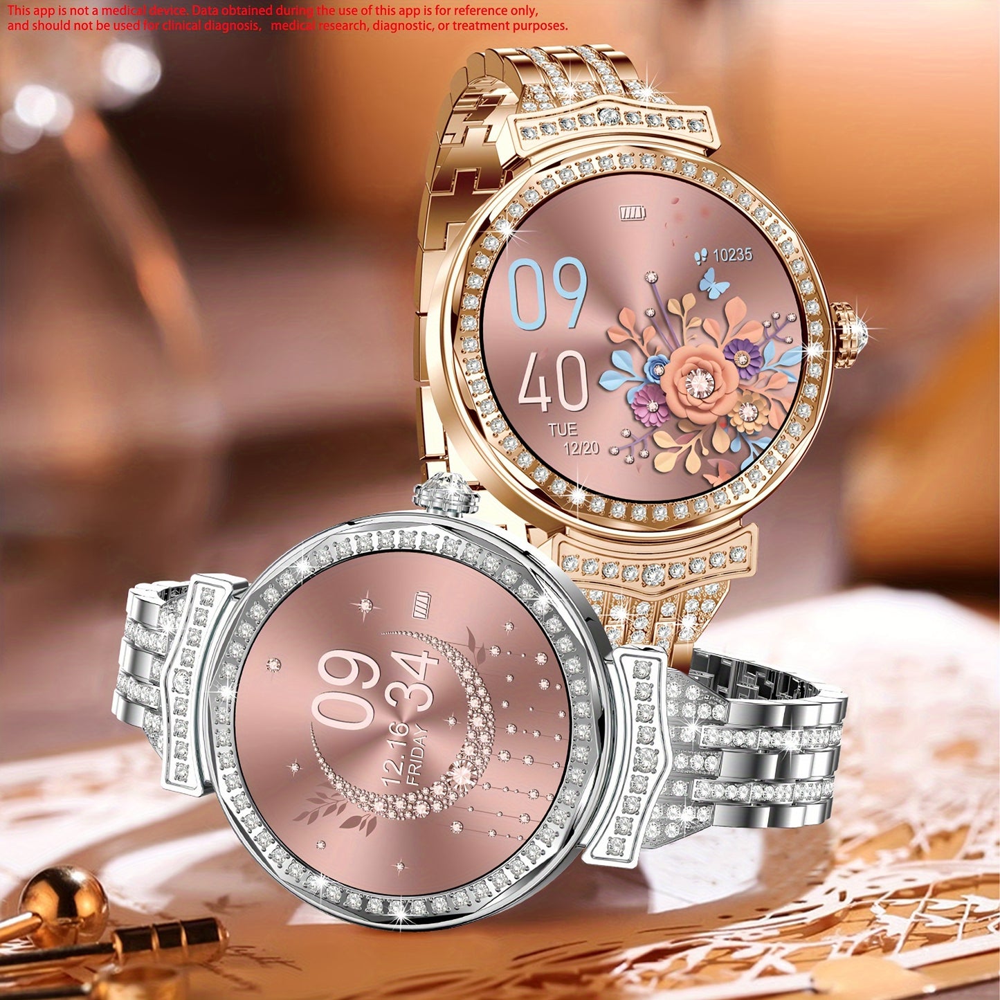 SGDDFIT Smart Watch AMOLED Display For Women With Call Features