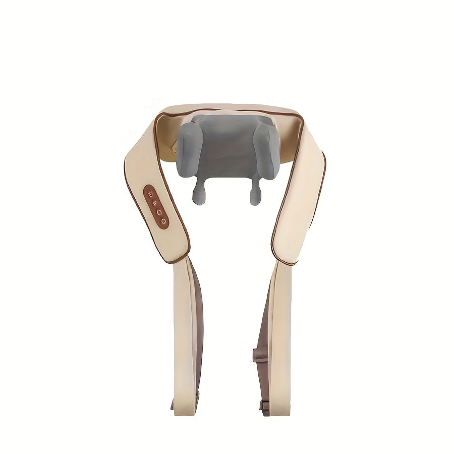 Neck Massager With 6 Massage Nodes, Kneading Special Artifact Trapezius Leg Neck Automatic Massager, Wireless Neck Massager With Heating, Shiatsu Shoulder And Back Massager, Massages Like A Human Hand, Gift For Women