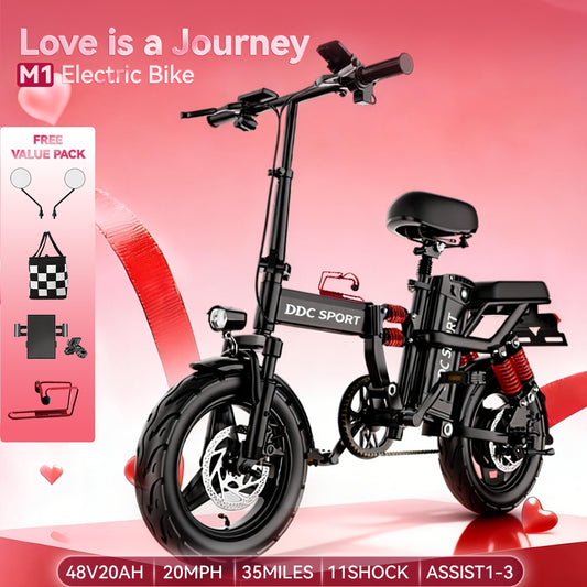 DDC SPORT Electric Bicycle With Removable 48V 20Ah Battery