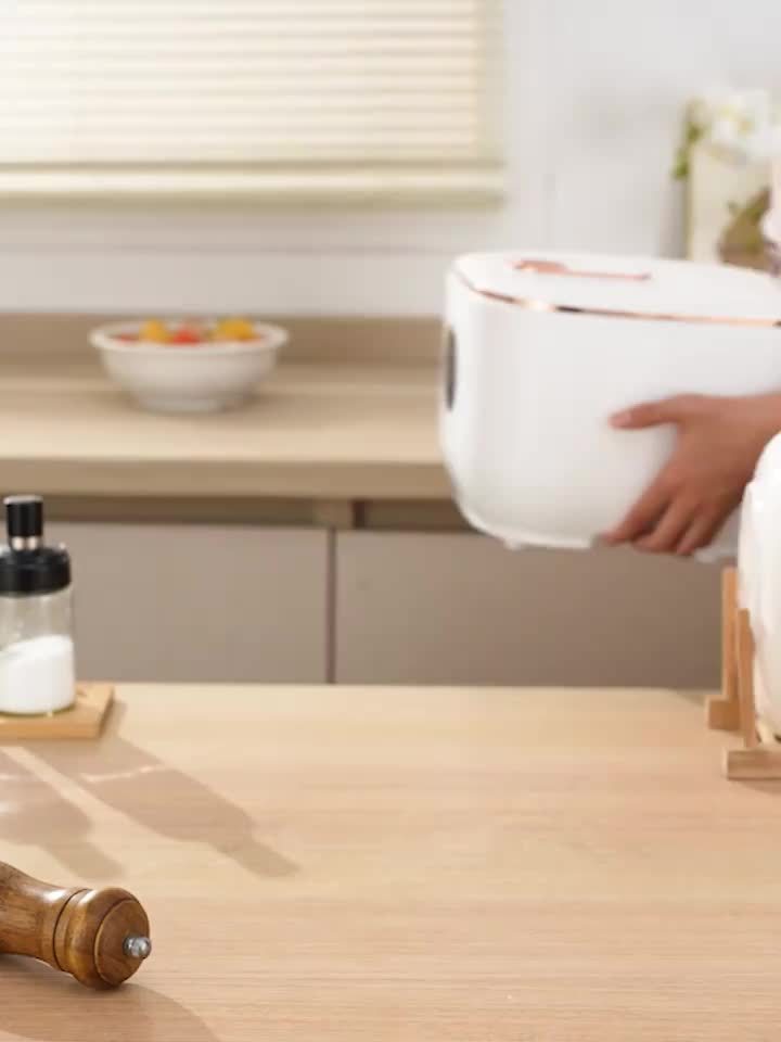 Yalulu Rice Cooker, Smart Electric Cooker, Touch Screen, Digital Display, 3L/ 101.44oz Capacity, Can Make, Porridge, Soup, 24-hour Timer And Keep Warm Function, Suitable For Home Use