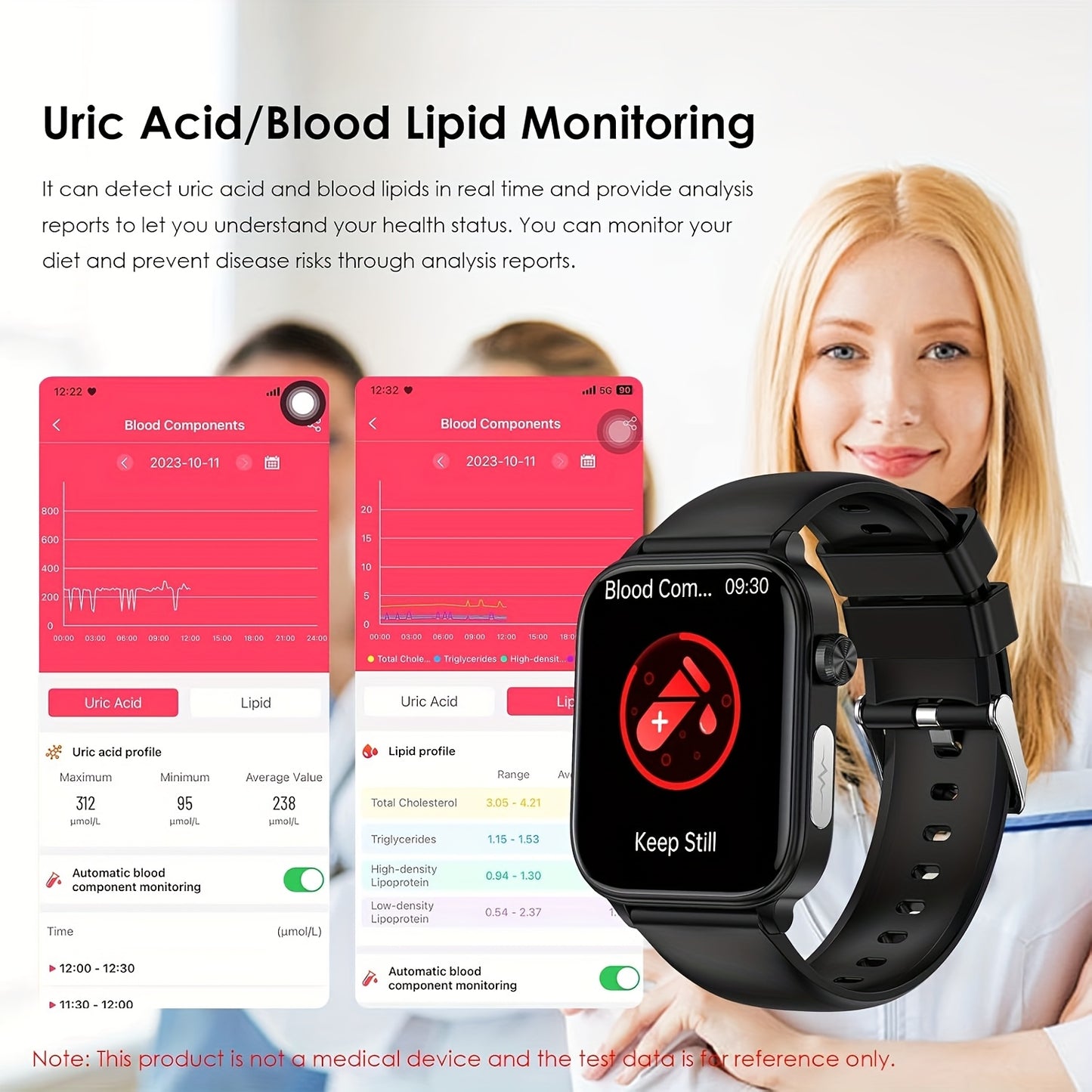 Marsyu Smartwatch Health Monitoring With Multi-Sport Modes