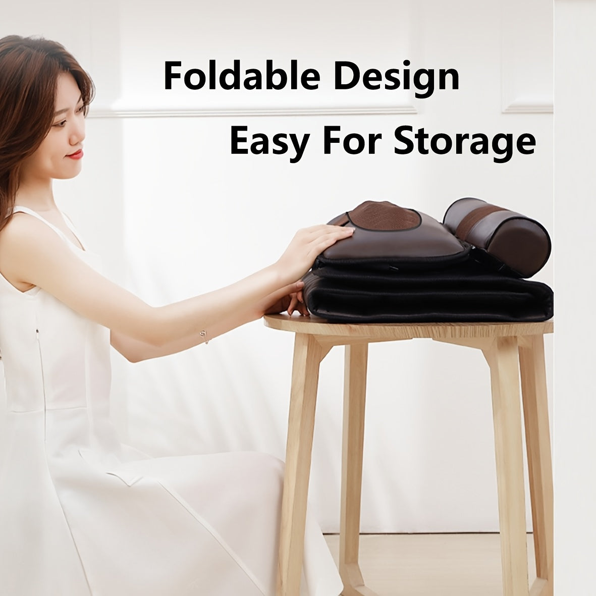 SHINY ROSY Full Body Massage Pad With 10-Zone Wave Vibration