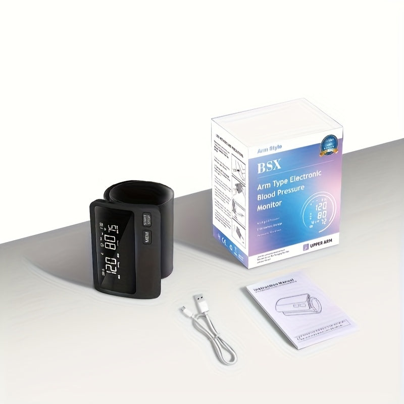 BSXIN Smart Upper Arm Blood Pressure Monitor With Large Screen