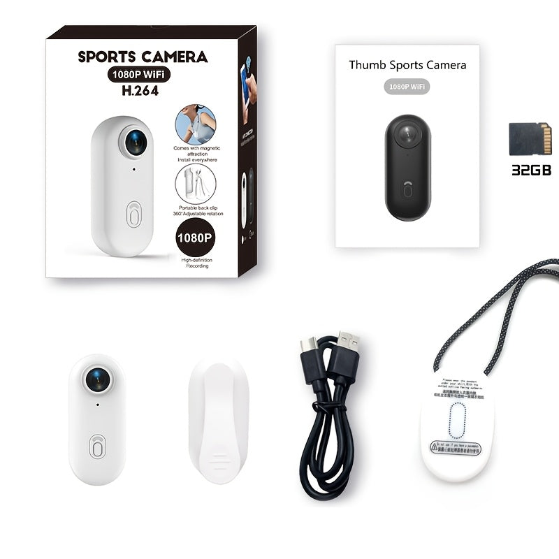 Sports Camera 4K Ultra HD with WiFi and MicroSD Recording