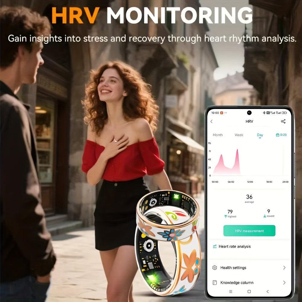 Smart Ring Sleep Monitor For iOS Android Wearable Tech