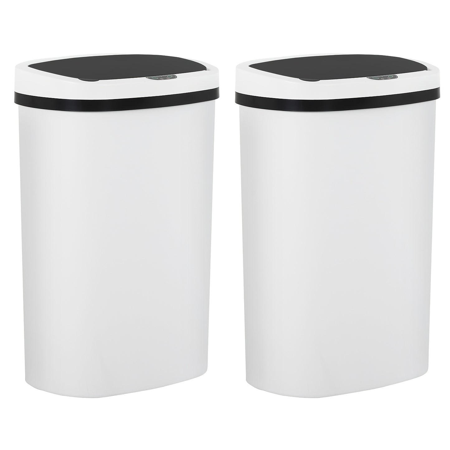 DOPINMIN Touchless Trash Can With Automatic Sensor Plastic Waste Bin