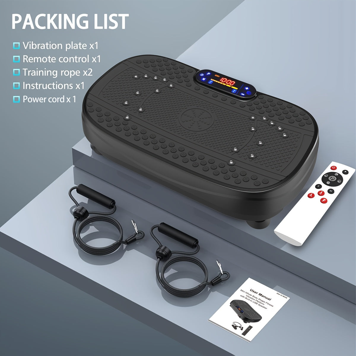 Vibration Plate Fitness Platform Exercise Machine Vibrating Shaking Full Body Shaker Workout Vibrate Stand Shake Board Sport Gym For Fitness Machine