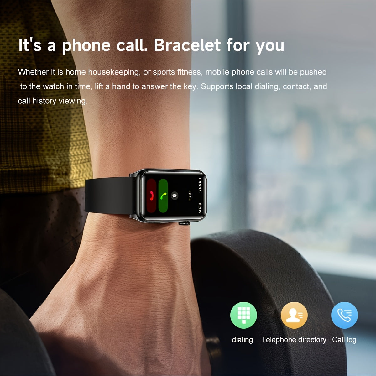2025 New Smart Watch with 1.8-Inch Large Display, 250mAh Battery, AI Voice Commands, Wireless Calling & SMS Reminders, 100+ Sports Modes, Magnetic Charging